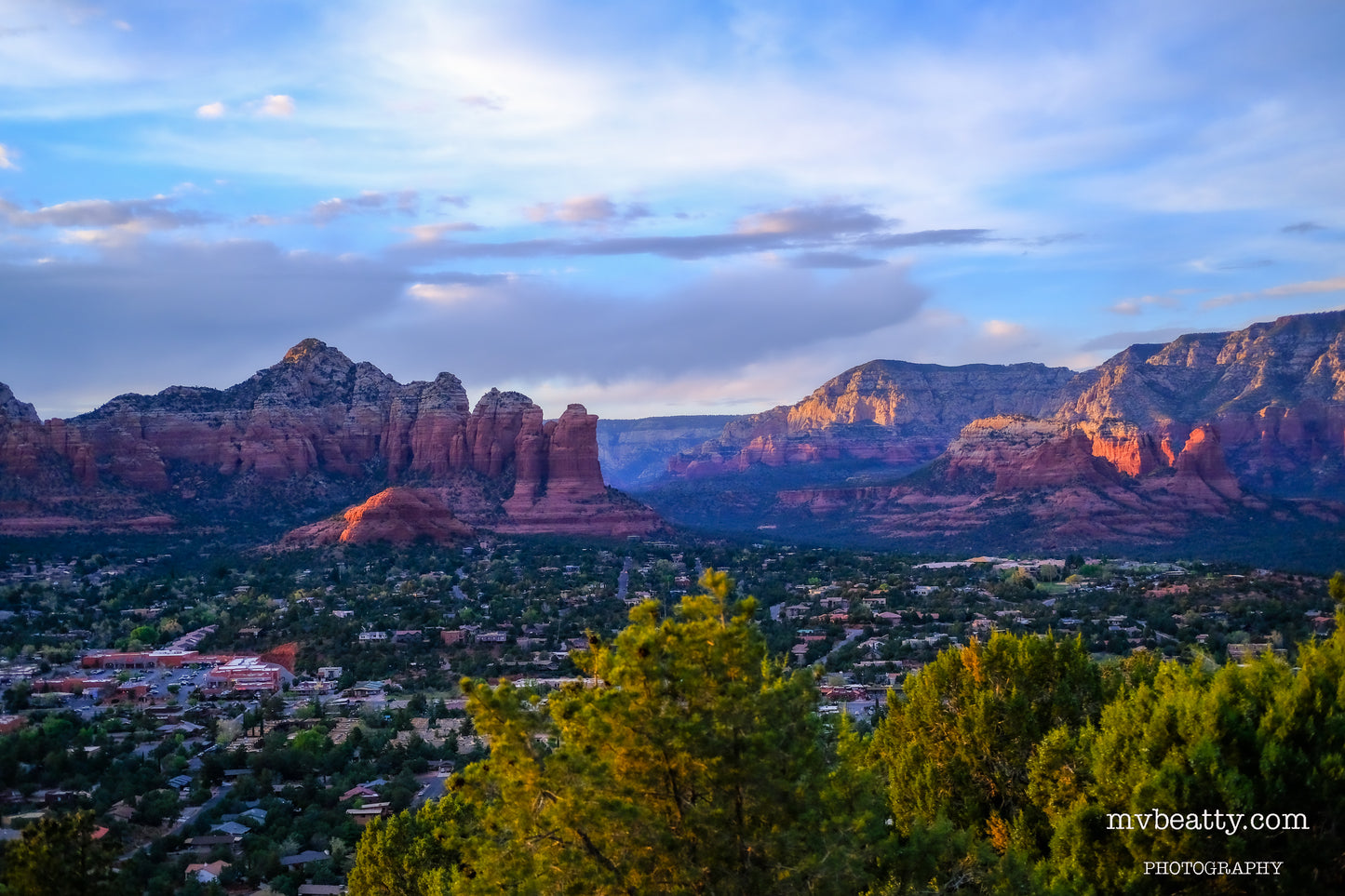 Almost sunset in Sedona Arizona