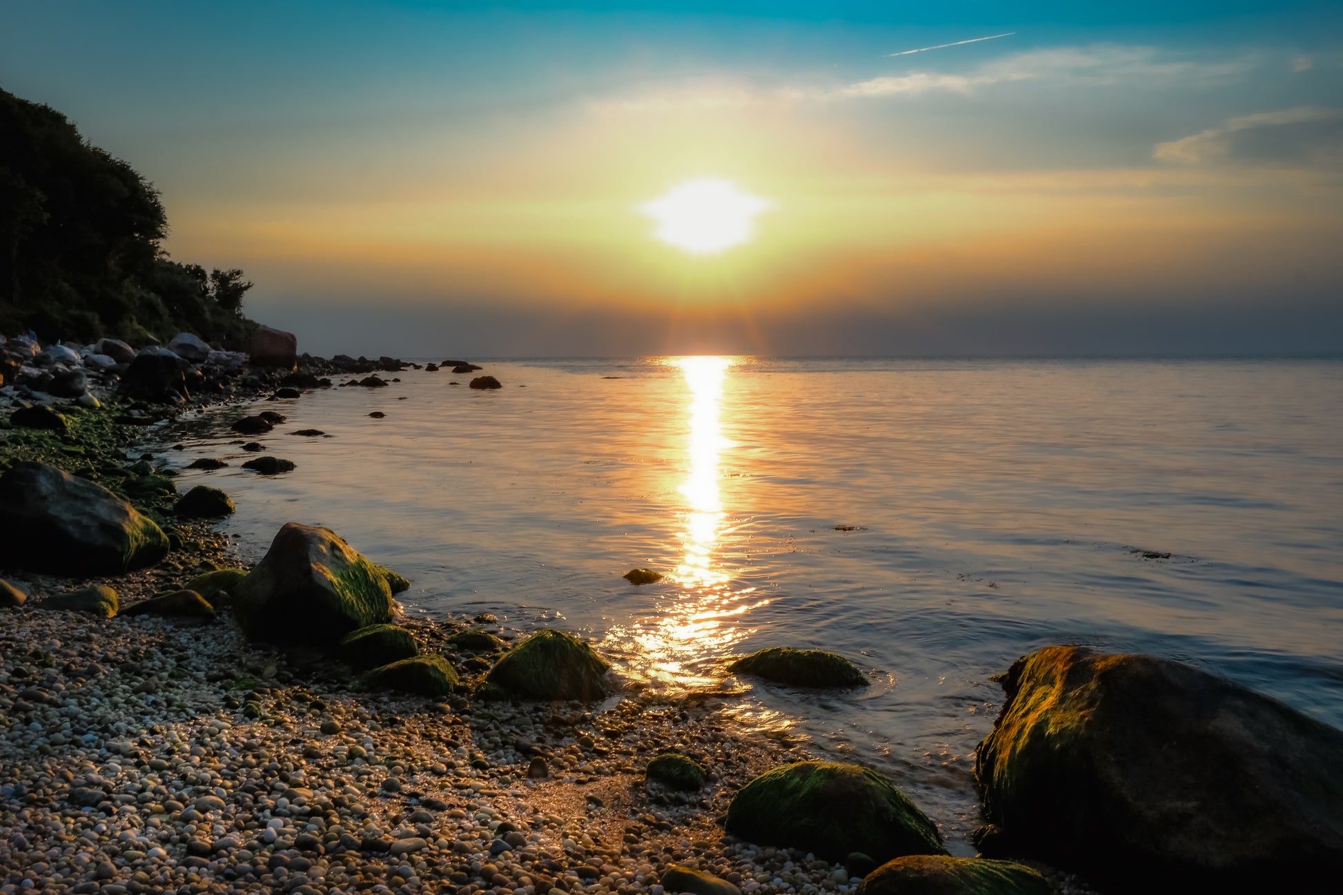 Sunset at 67 Steps Beach, Greenport, NY