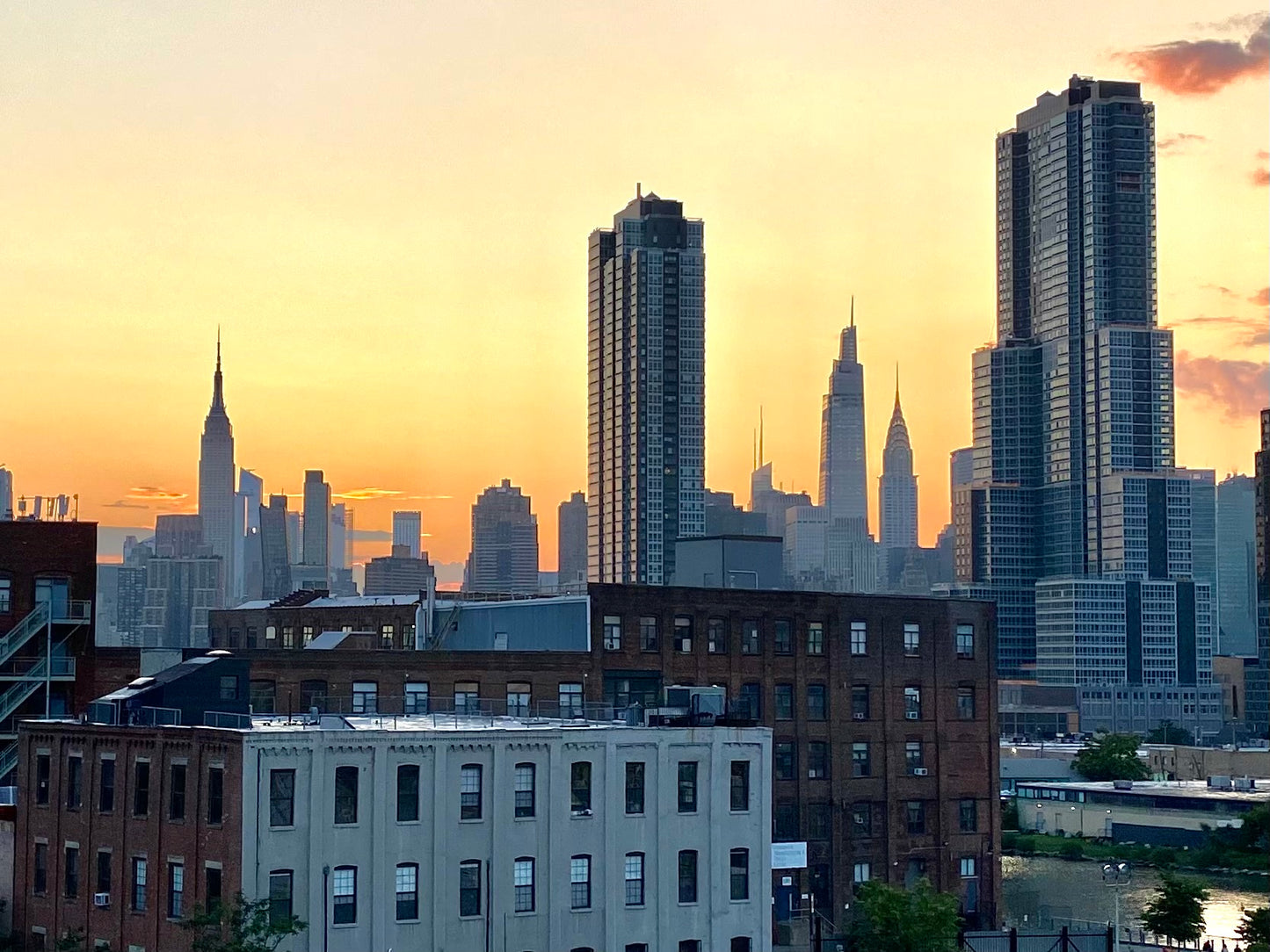 NYC Skyline sunset