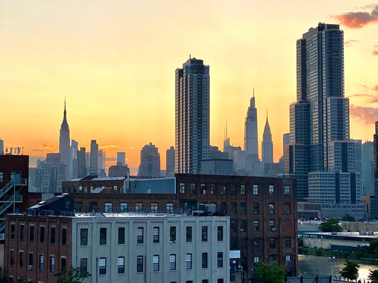 NYC Skyline sunset