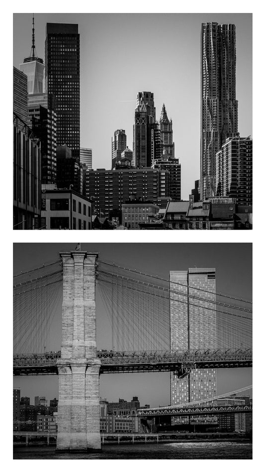 Brooklyn Bridge, Manhattan Skyline, Freedom Tower, Beekman Tower